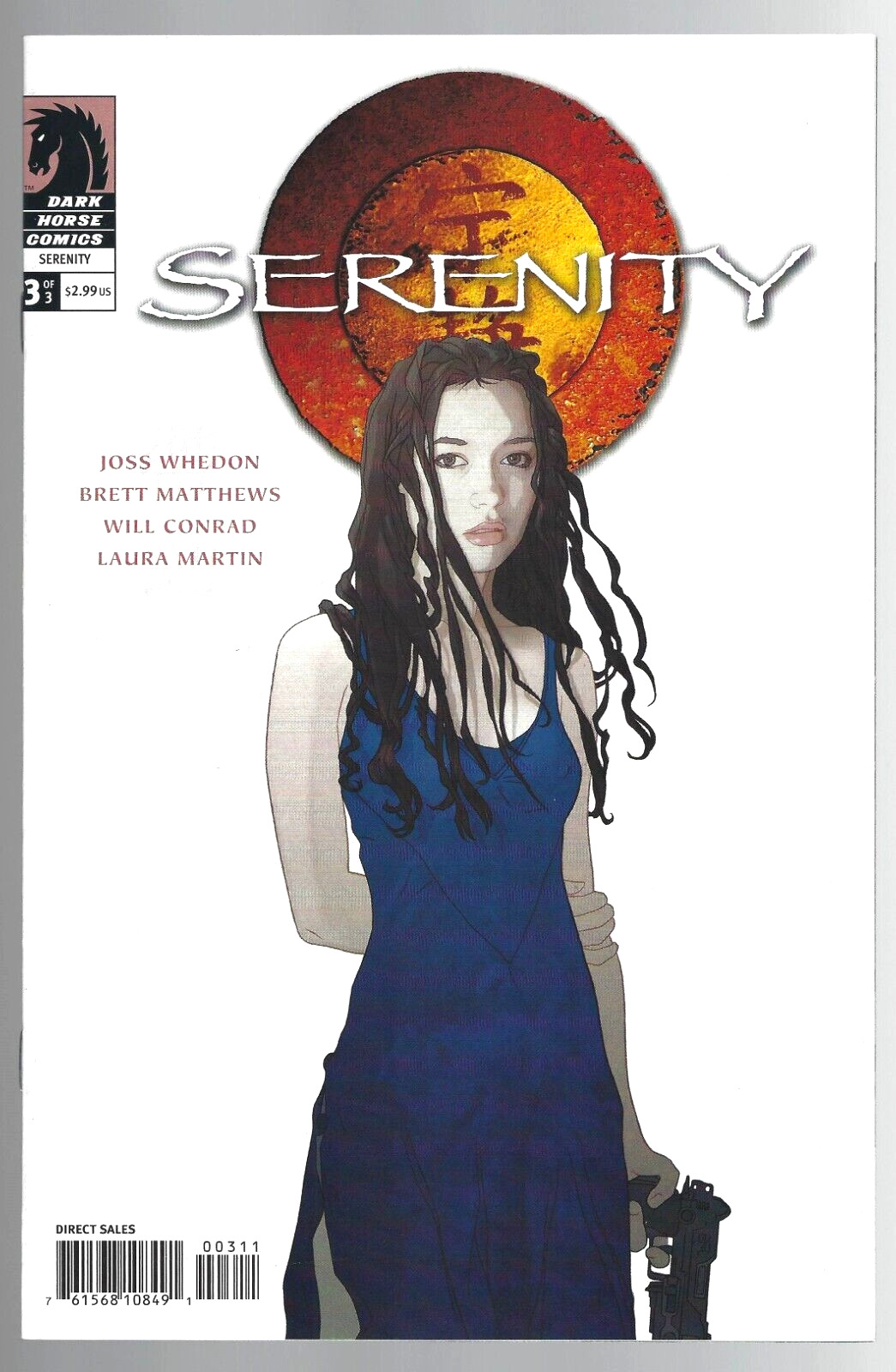 Serenity #3 Joshua Middleton River Tam Summer Glau Variant Dark Horse Comics
