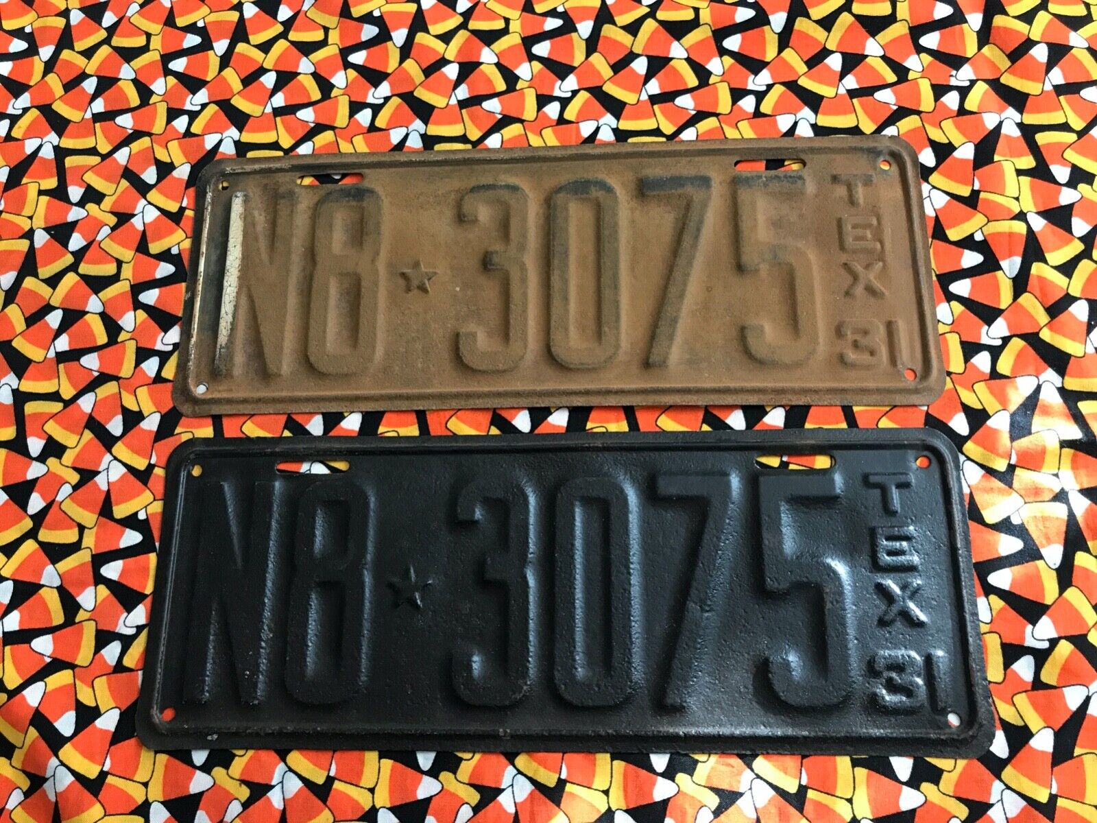 1931  TEXAS PASSENGER   LICENSE PLATES  N83075