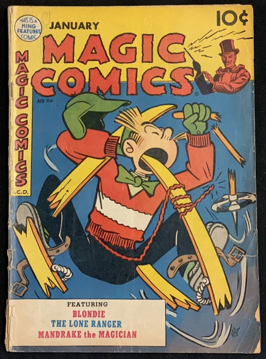 MAGIC COMICS #114 King Publications 1949 - Estate Sale - Original Owner