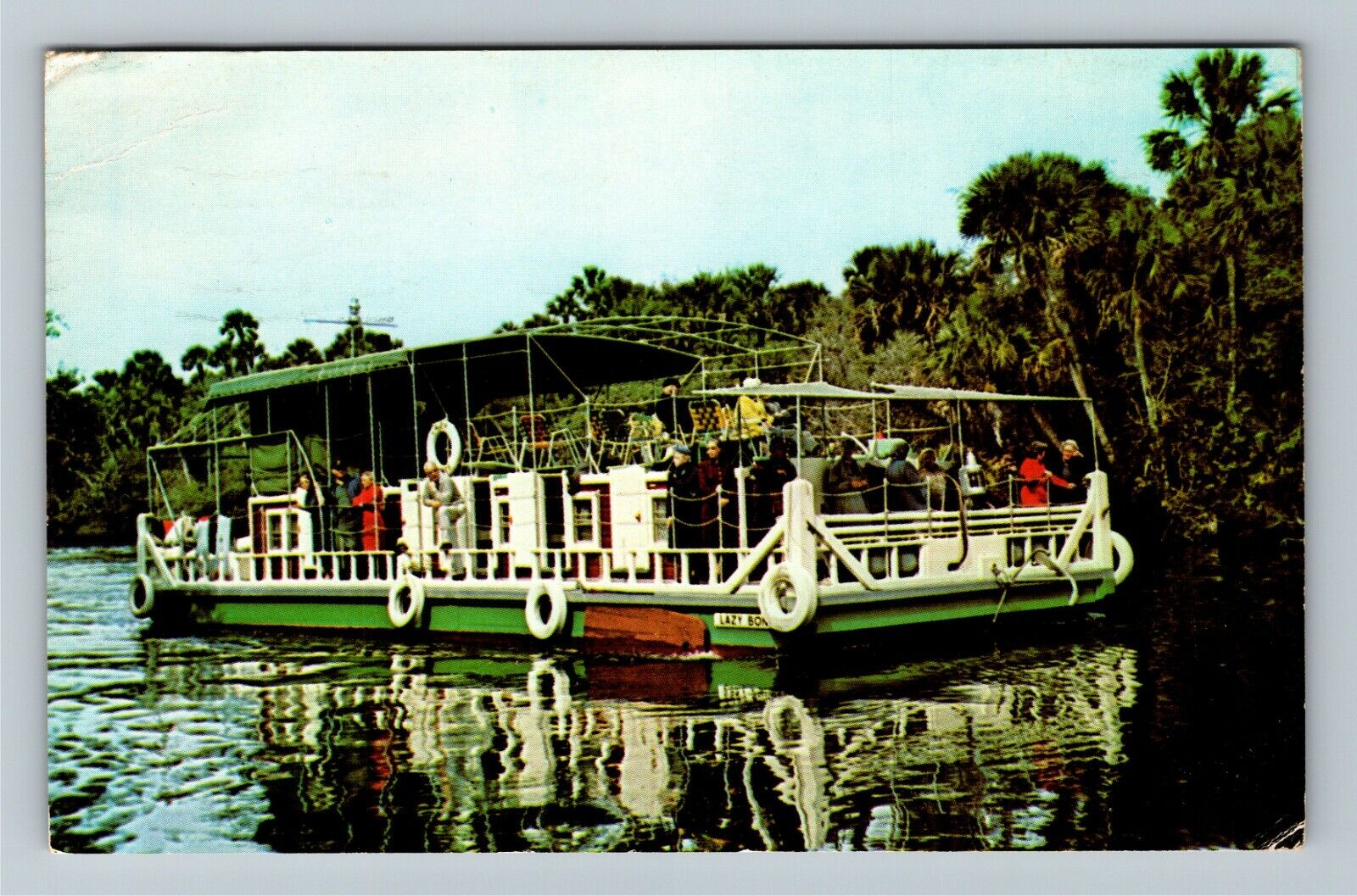 Fort Myers FL-Florida, Shanty Boat Cruise On Everglades, c1960 Vintage Postcard