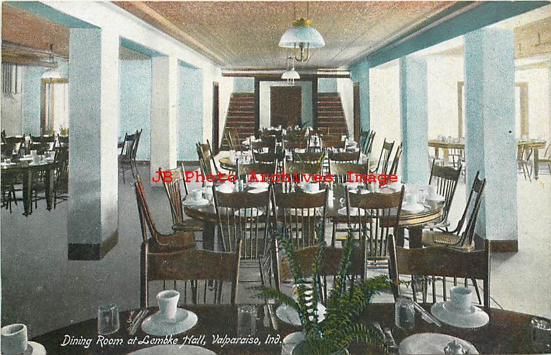 IN, Valparaiso, Indiana, Lembke Hall, Dining Room Interior, Starr Pub No 65344