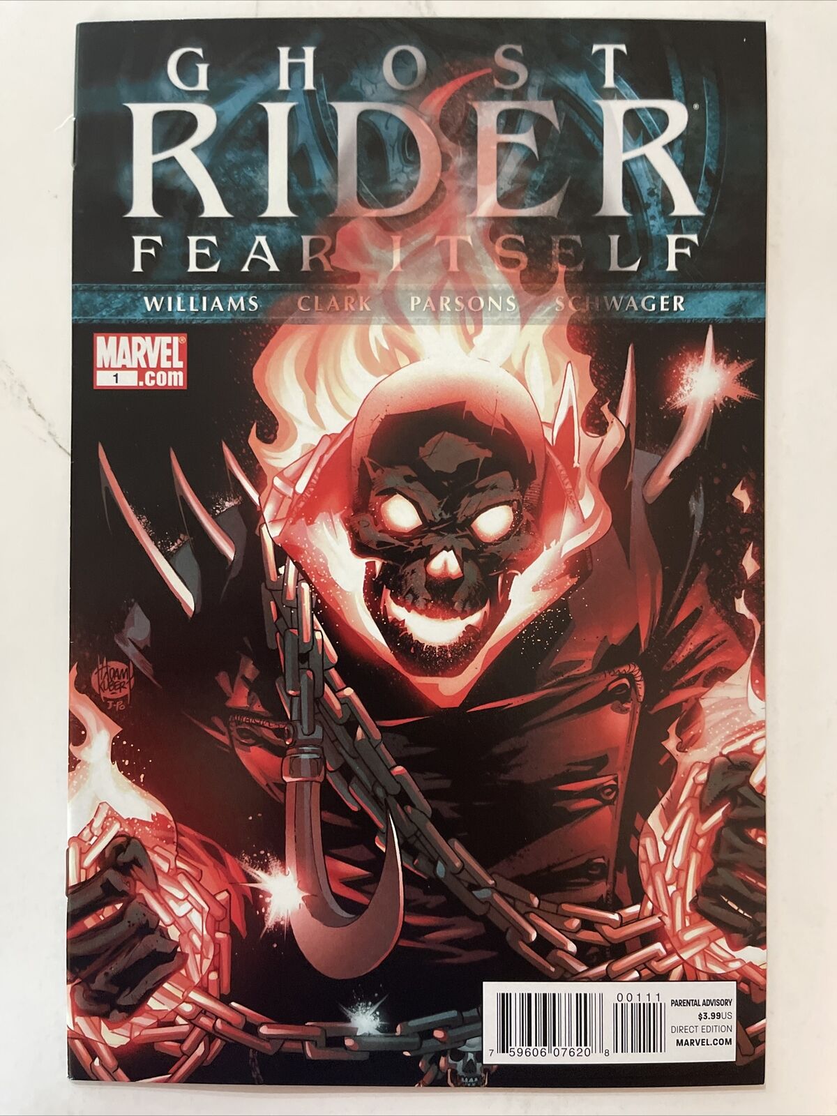 Ghost Rider Vol. 6 #1 Fear Itself KEY 1st App Alejandra Jones Marvel 2011 NM