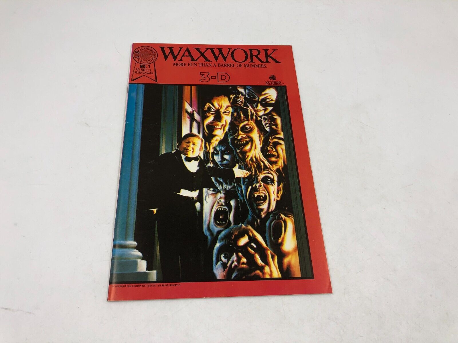Blackthorne Publishing Waxwork #1 1988 3D Vestron Pictures