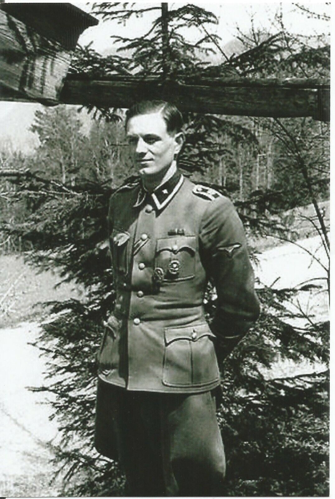 WW II - German Photo -- BodyGuard -  Rochus Misch