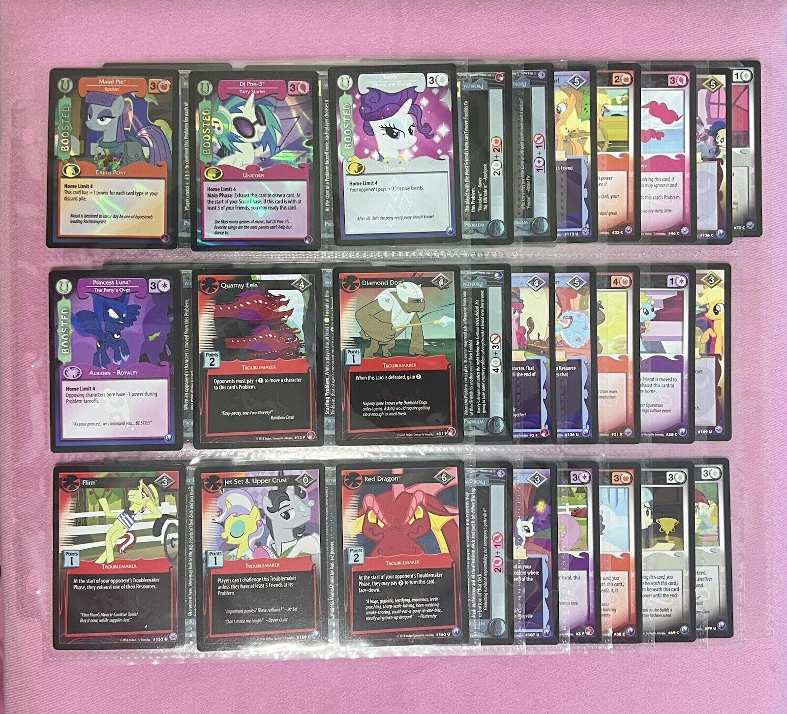 My Little Pony Collectible Card Game Lot MLP FIM