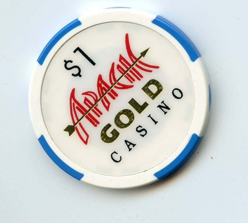 1.00 Chip from the Apache Gold Casino San Carlos Arizona