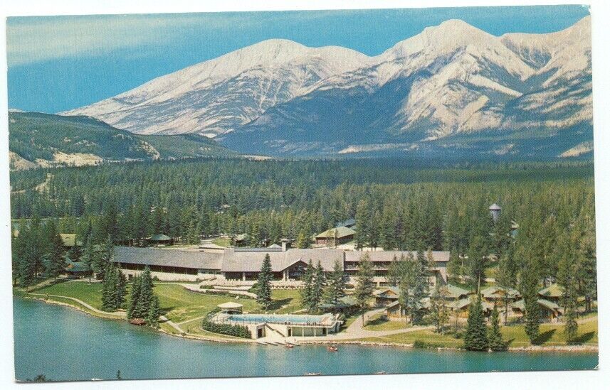 Jasper Park Lodge Canadian Rockies Postcard ~ Canada