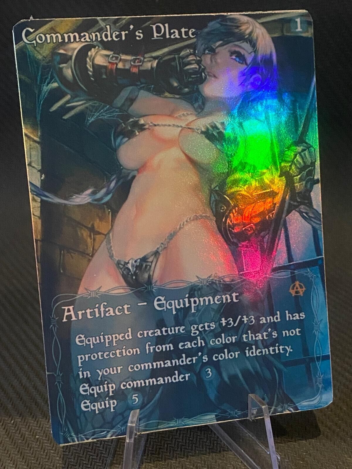 Commander\'s Plate [Alternative Custom Art] Hyperion Card
