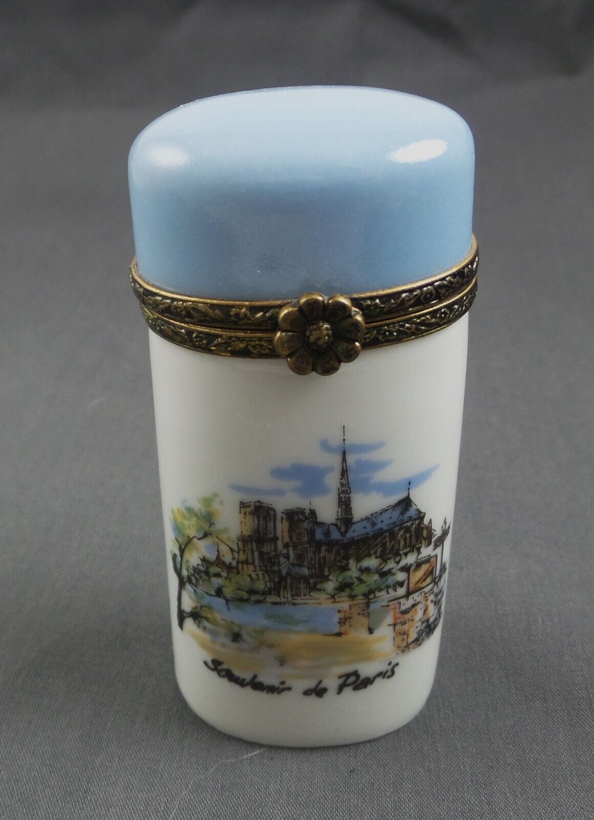 Vintage Ancienne Manufacture Royale Limoges Souvenir de Paris Trinket Box