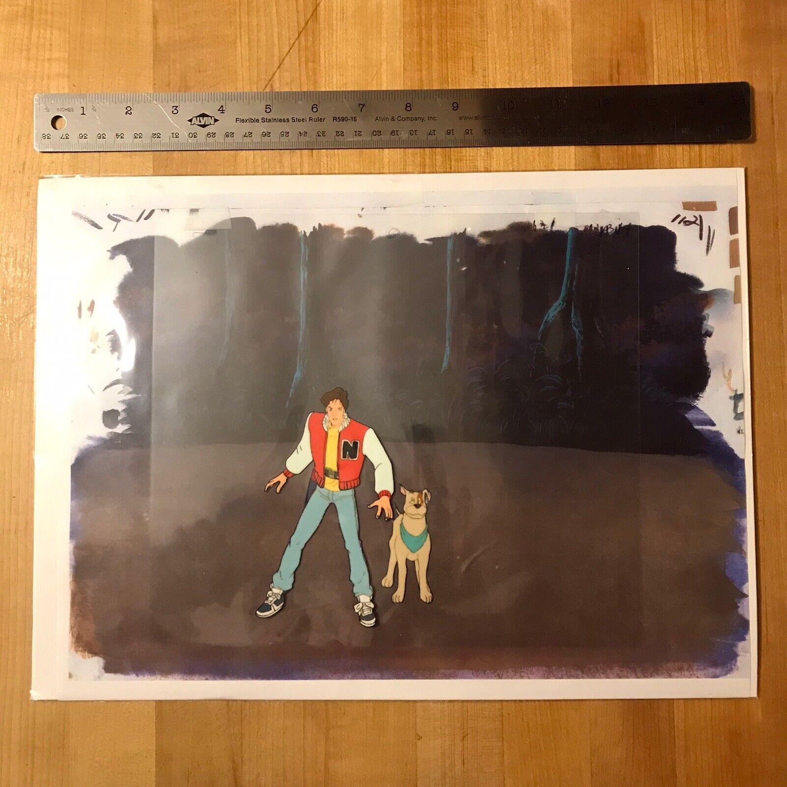 Captain N The Game Master Animation Cel