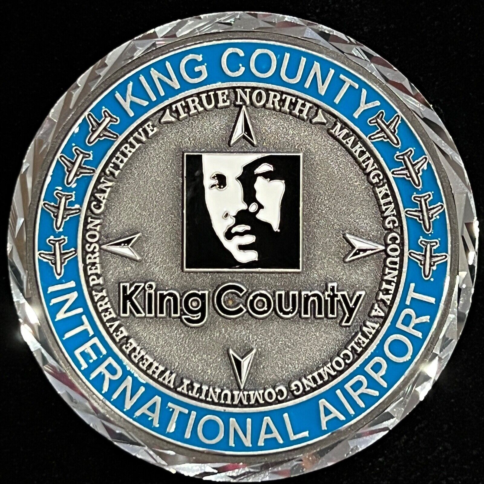 King County International Airport BFI Challenge Coin