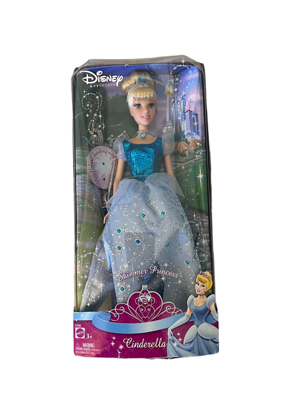2007 Mattel Disney Shimmer Princess Cinderella Barbie Doll