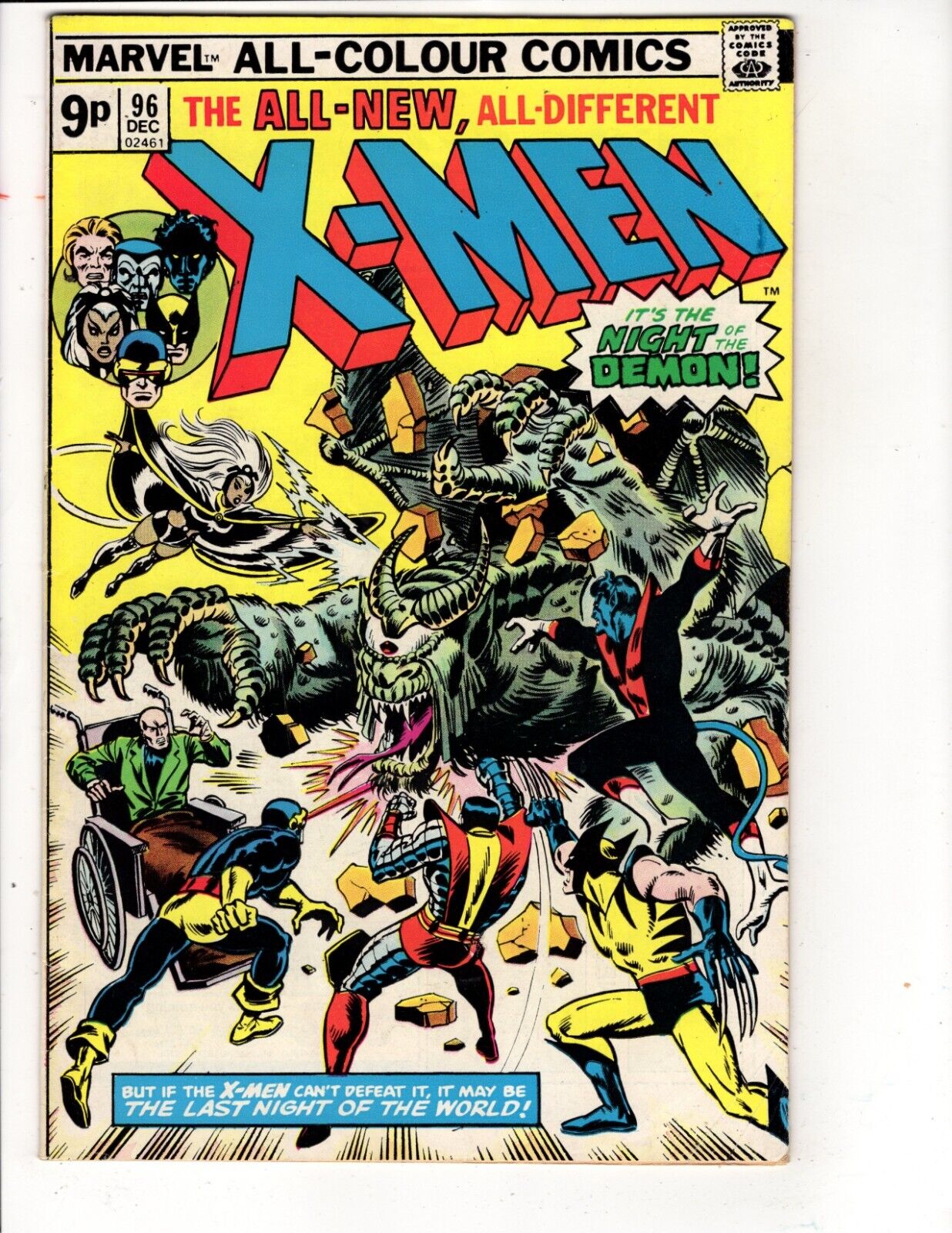 X-Men #96 - 1975-KEY(THIS BOOK HAS MINOR RESTORATION SEE DESCRIPTION)