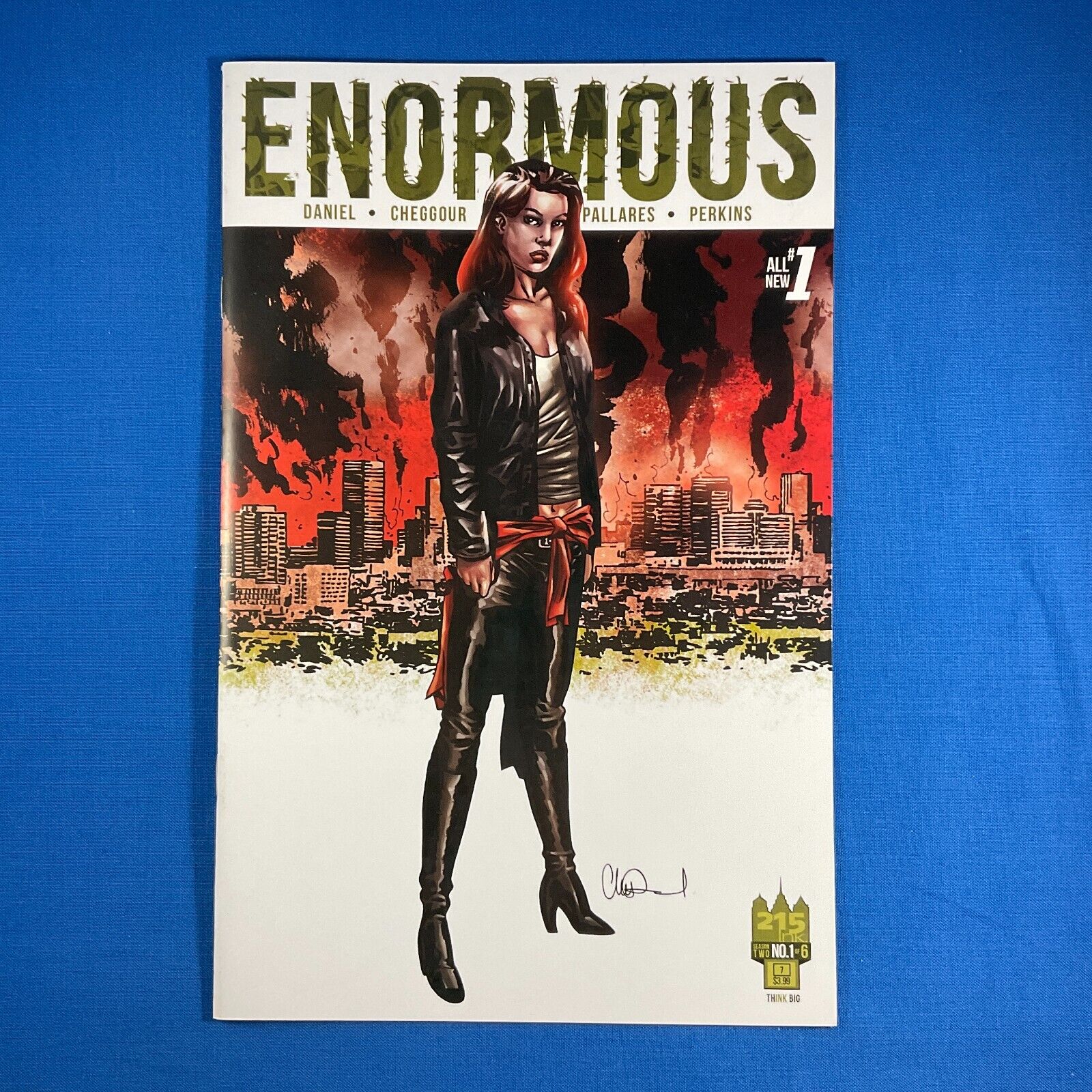 ENORMOUS #7 Charlie Adlard Variant Cover 2015 215Ink 1 of 6 Comic Book