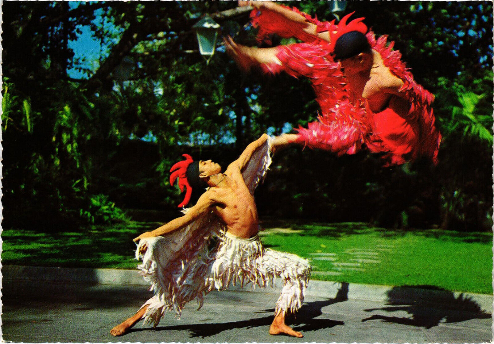 PC PHILIPPINES, SABONG OR COCKFIGHT DANCE, Modern Postcard (b48008)