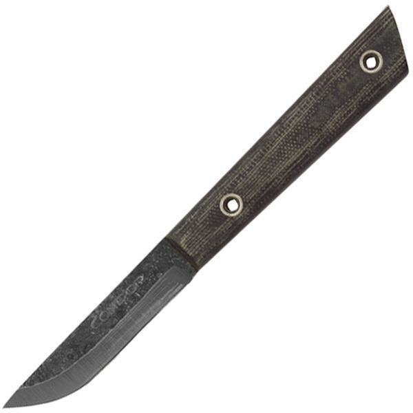 Condor Outdoor Unagi Knife Gray Micarta Handle Black Plain Edge CTK1803-2.5HC