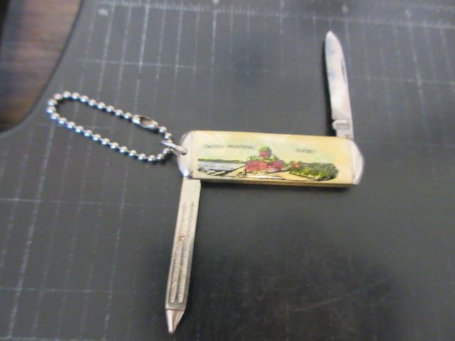 Vintage Chateau Frontenac Quebec Canada Souvenir Knife - Made in Germany