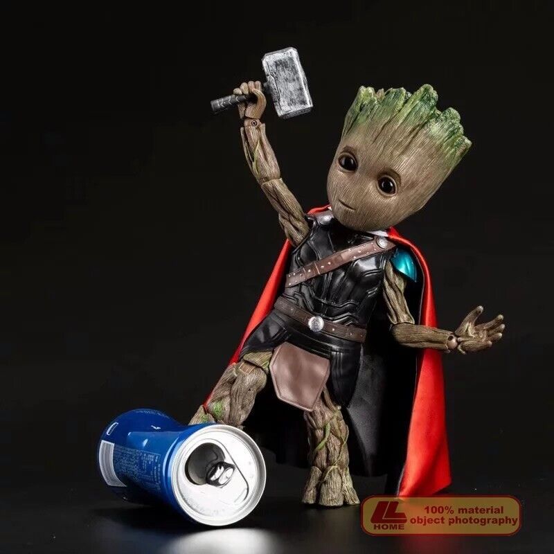 Anime Guardians Groot COS Thor Action Figure Moveable Toy Gift