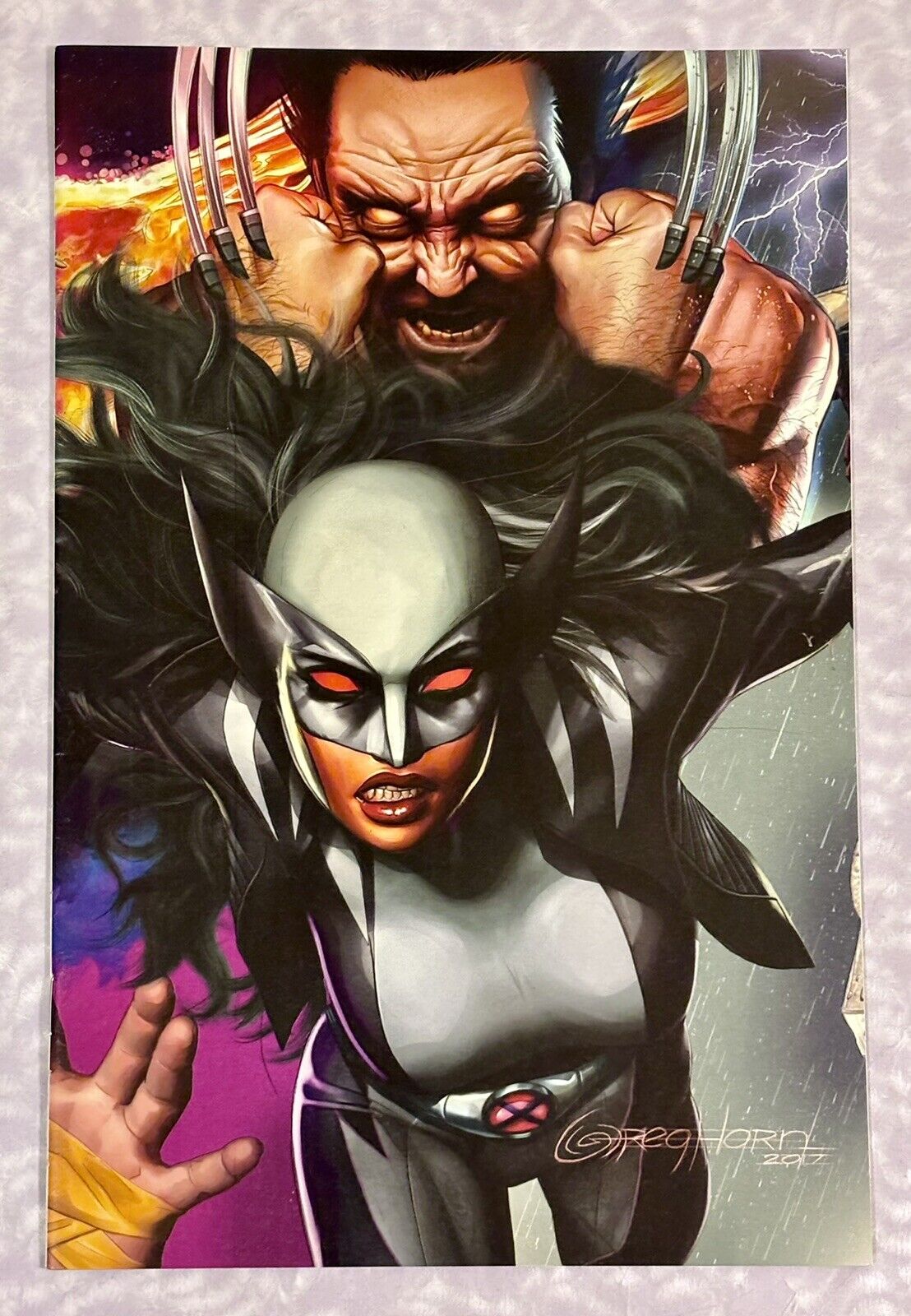 Generations Wolverine & All New Wolverine #1 Greg Horn Virgin Variant 