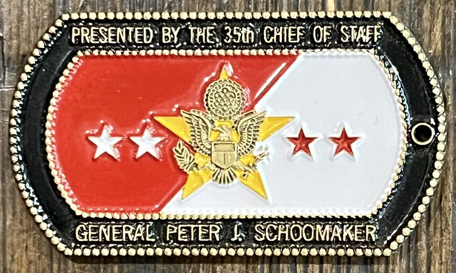 RARE General Peter J. Schoomaker 35th Army Chief of Staff Challenge Coin