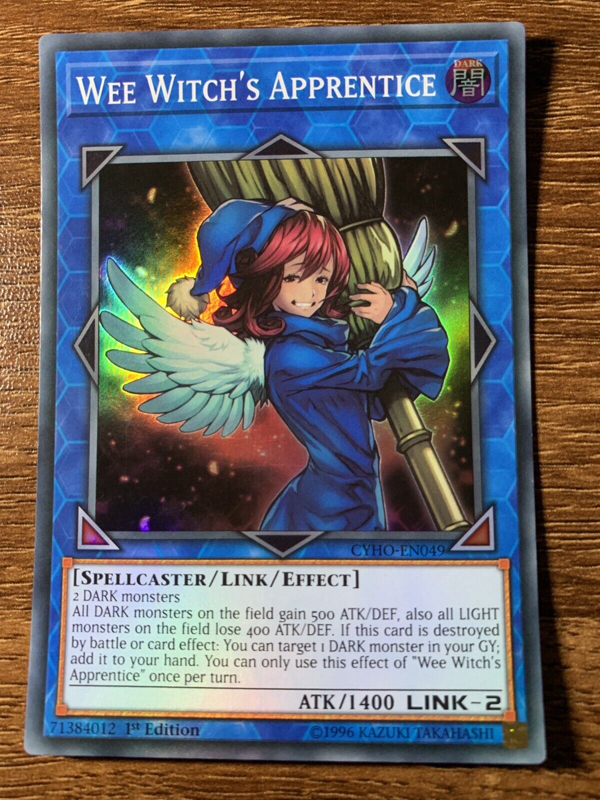 CYHO-EN049 Wee Witch\'s Apprentice Super Rare 1st Edition NM Yugioh Card