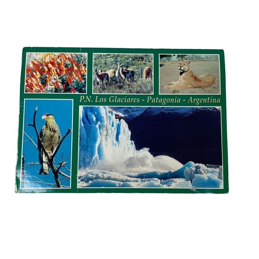 Vintage Los Glaciares Patagonia Argentina Various Scenes Postmarked 2001