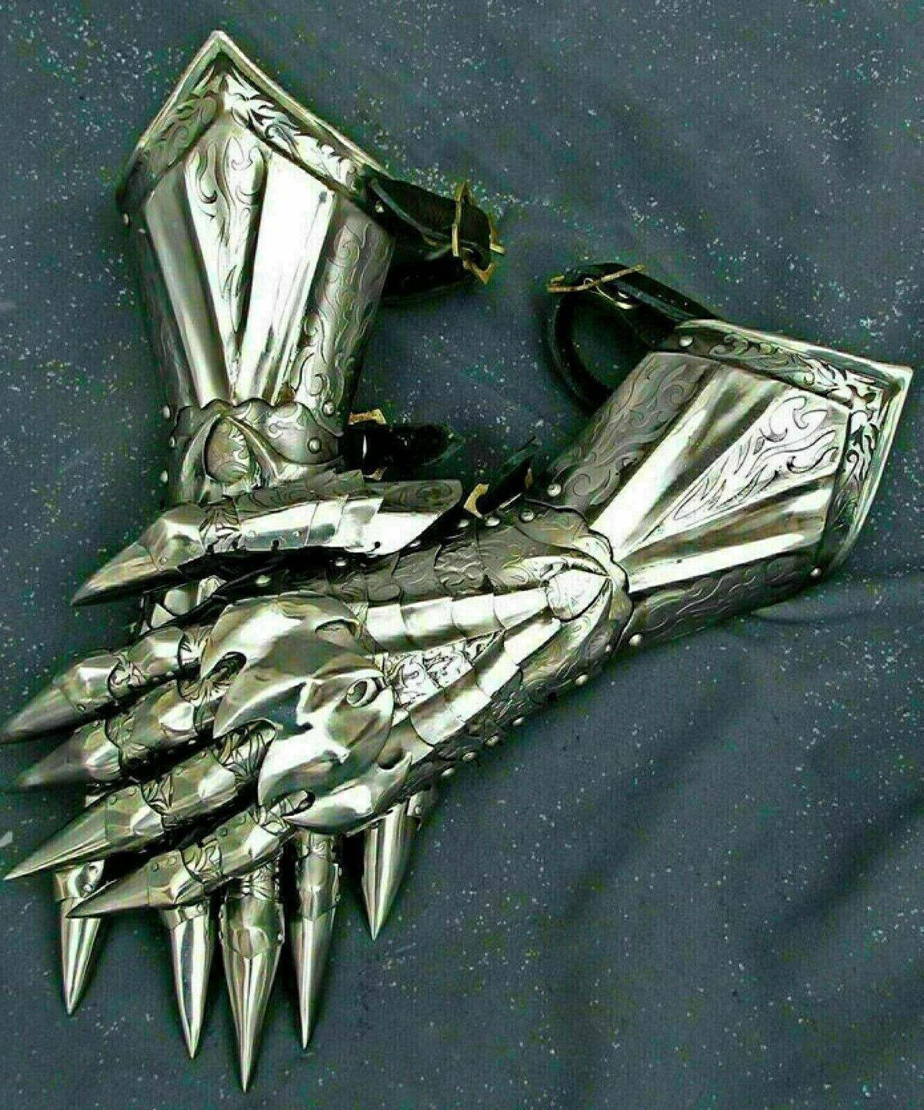 Articulated Nazgul Gauntlets from The Lord of the Rings- Medieval Armor Gloves