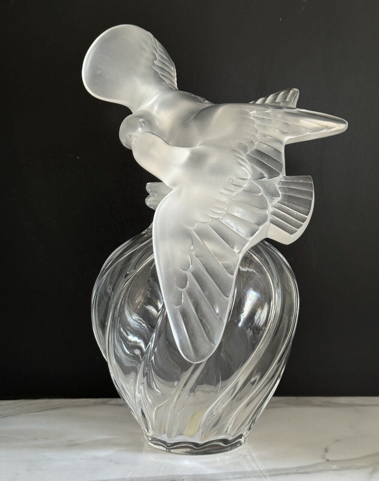 Lalique Doves Nina Ricci L\'Air Du Temps Factice Display Perfume Bottle 12\