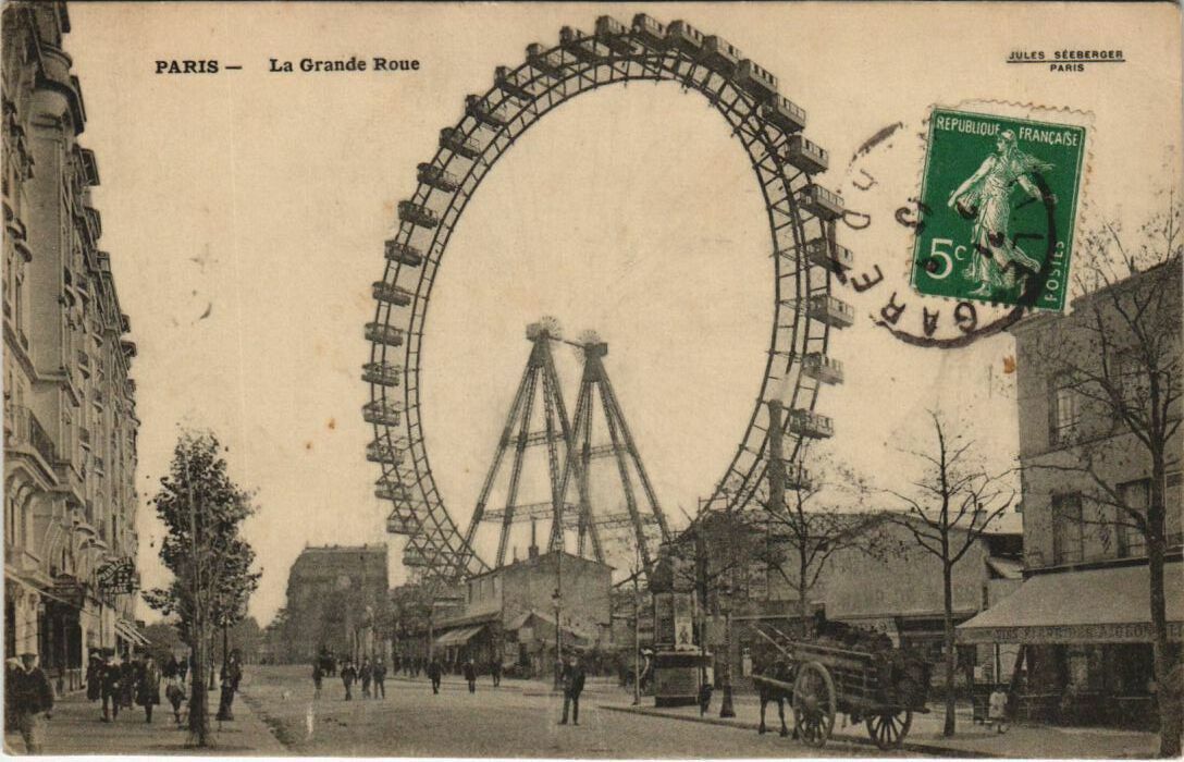 CPA PARIS 15th Ferris Wheel (34592)