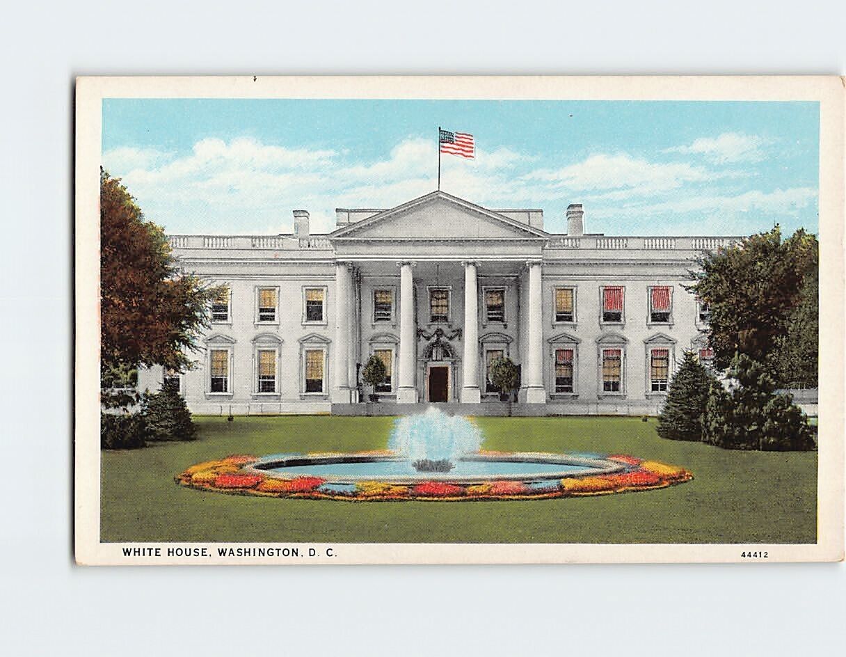 Postcard White House Washington DC USA North America