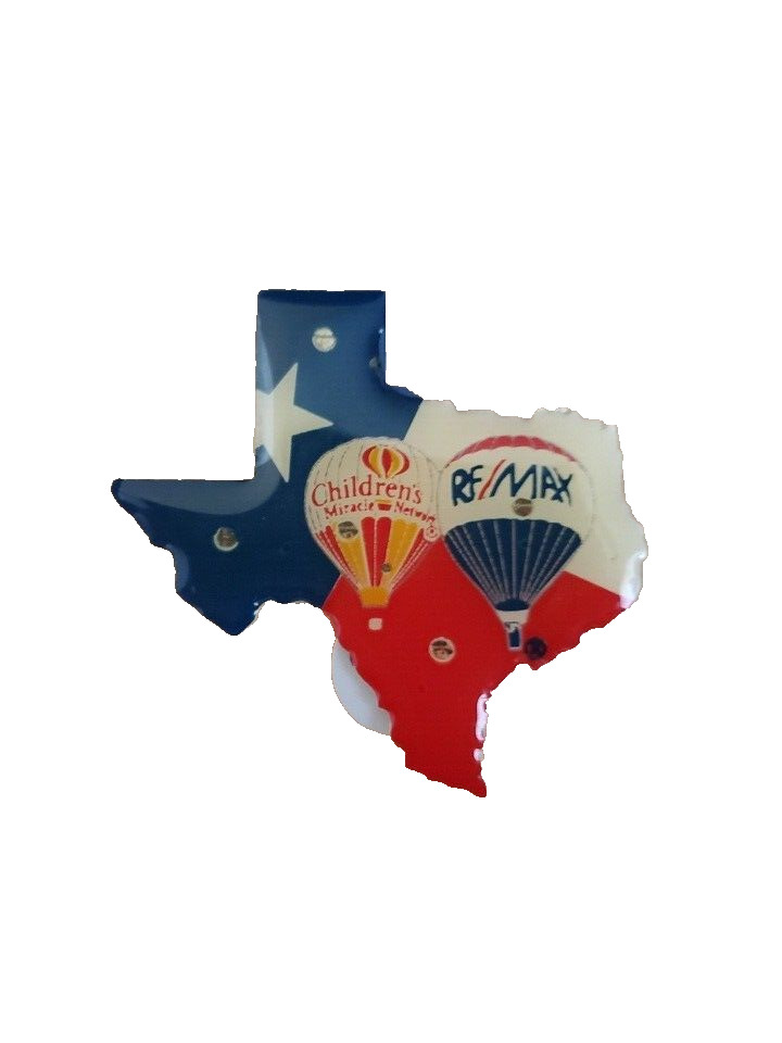 1 Children's Miracle Network Remax Hot Air Balloon Sponsor Lapel Pin Texas State