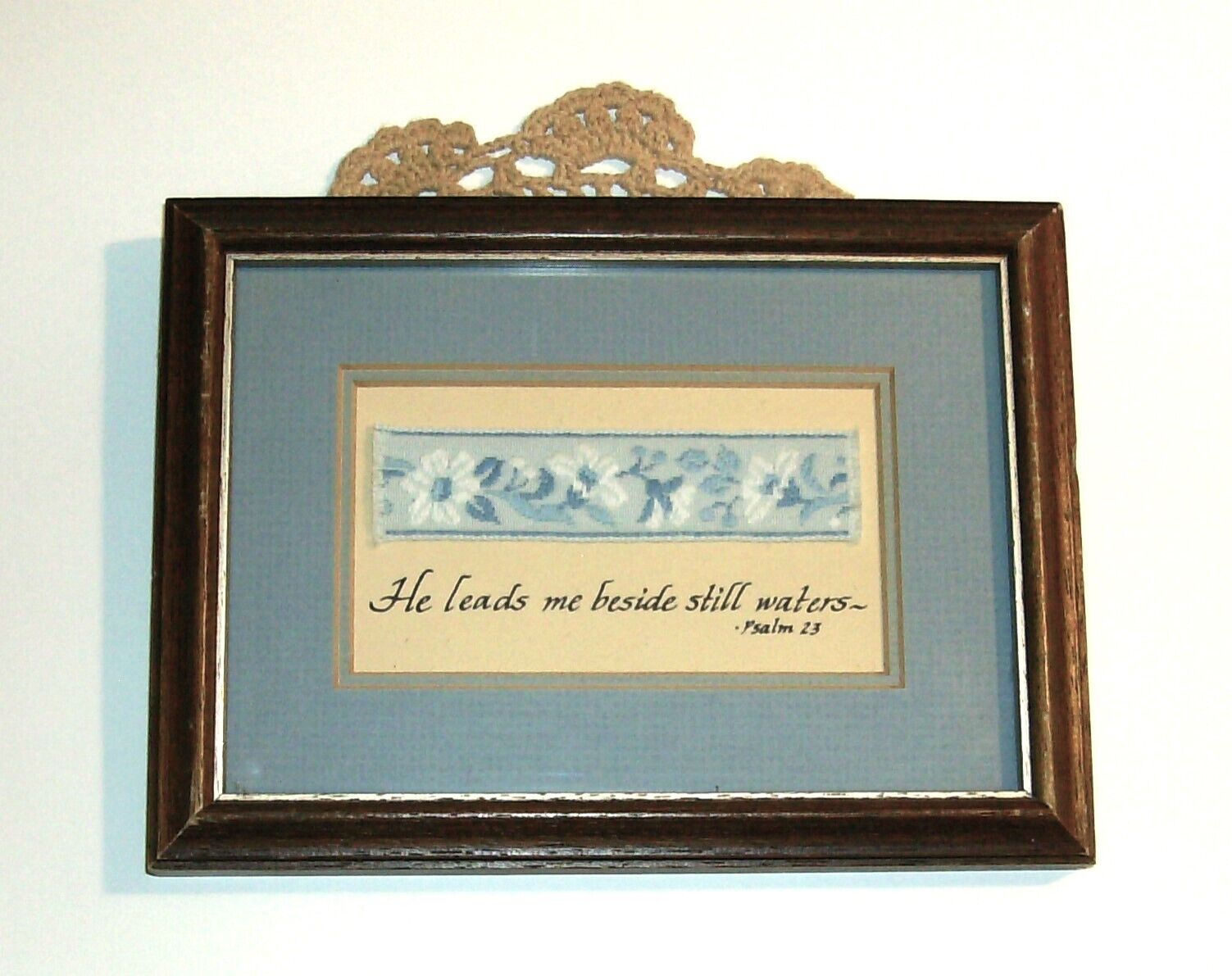 Needle Art Of The Old World #179-Isidore Industries-framed design w/Bible verse