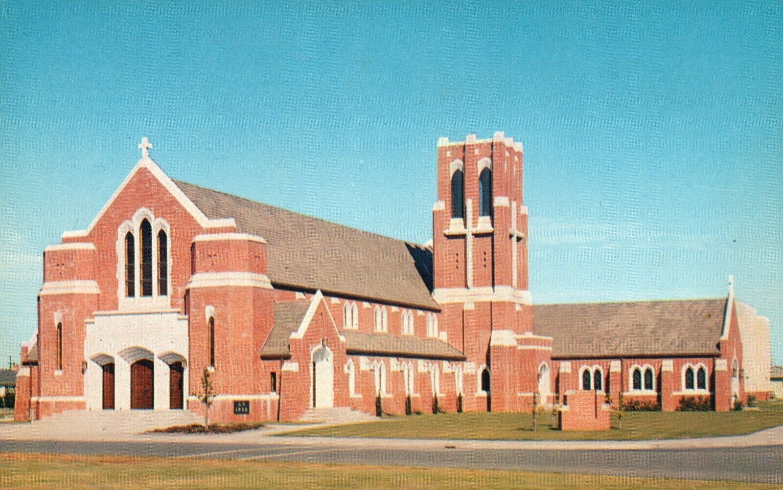 Vintage Postcard Salinas California United Presbyterian Church At Romie Lane