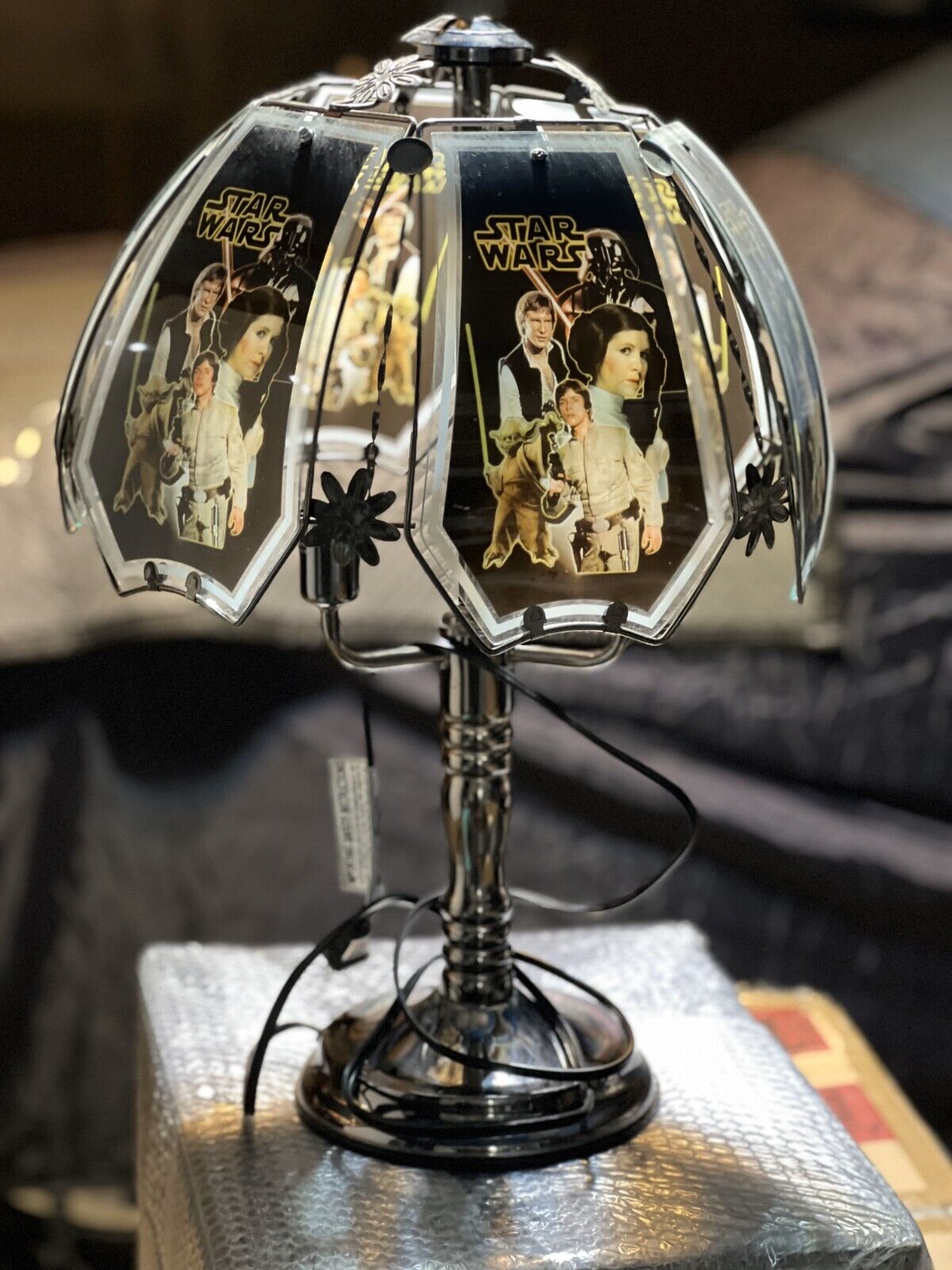 Vintage 3 way Star Wars Touch Lamp 1990's