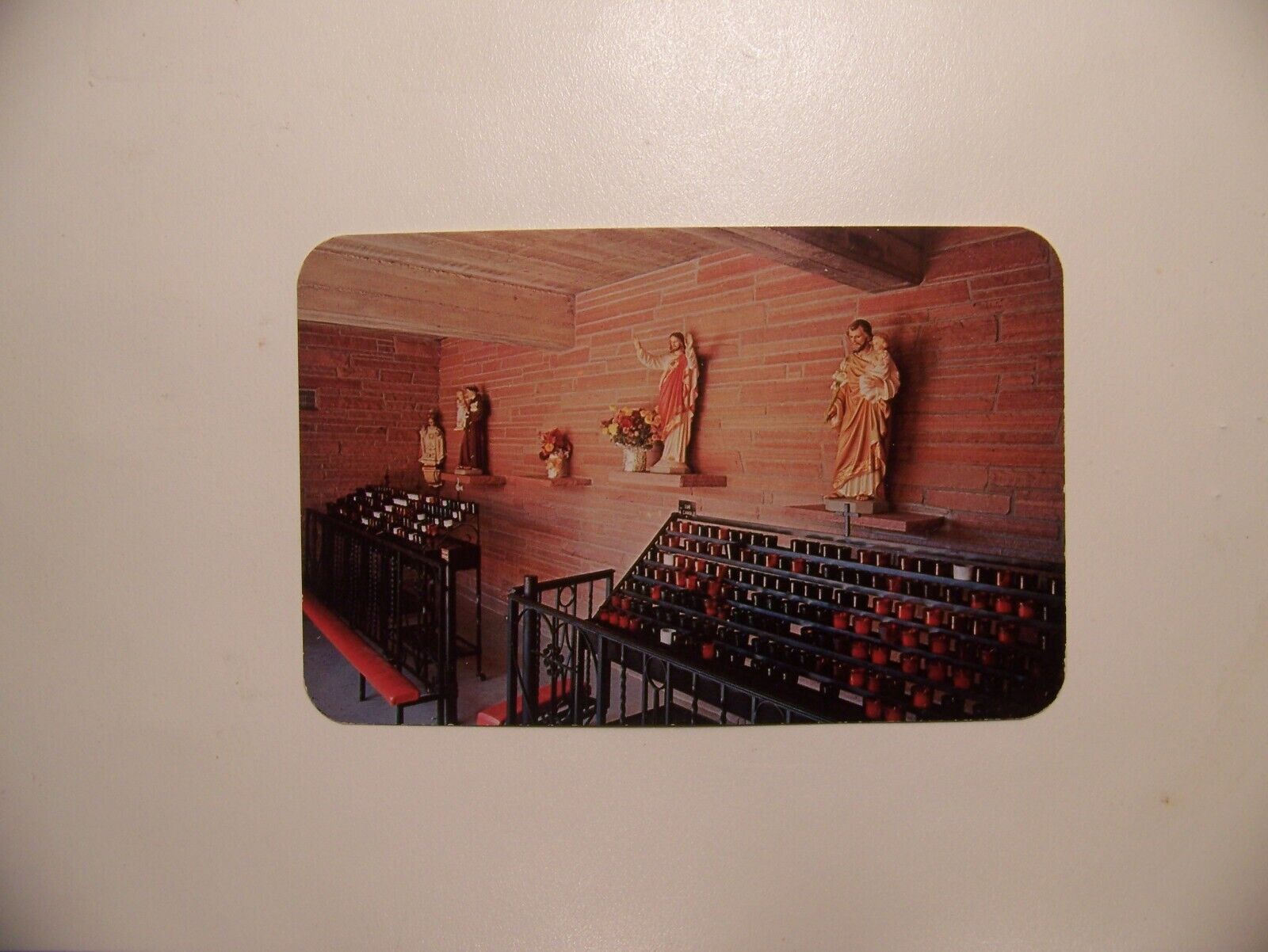 Postcard Shrine to Sacred Heart. St. Frances Xavier Cabrini