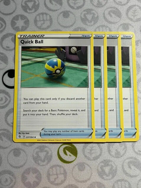 4x Quick Ball 237/264 - Near Mint - Pokémon TCG Playset