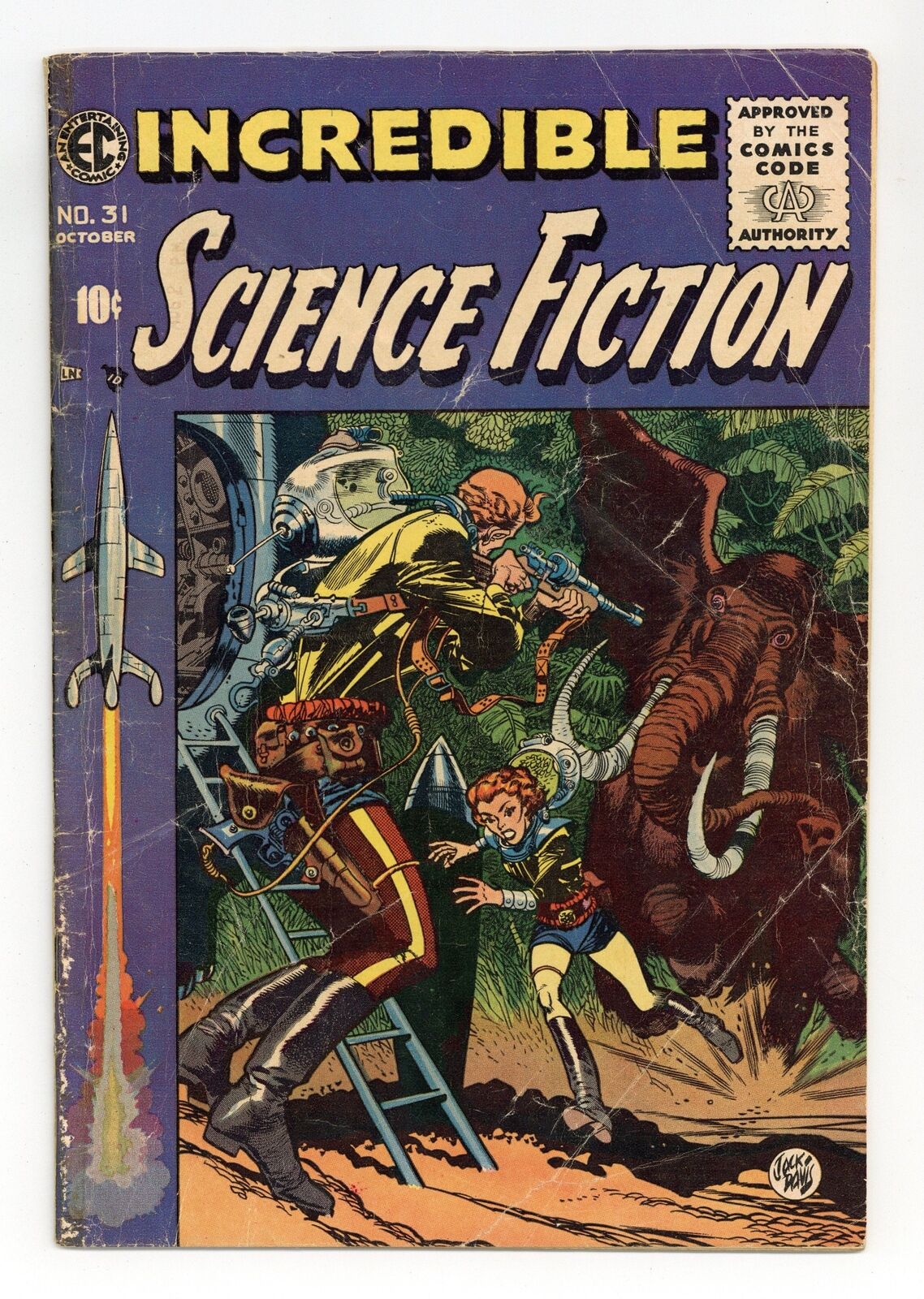 Incredible Science Fiction #31 GD 2.0 1955
