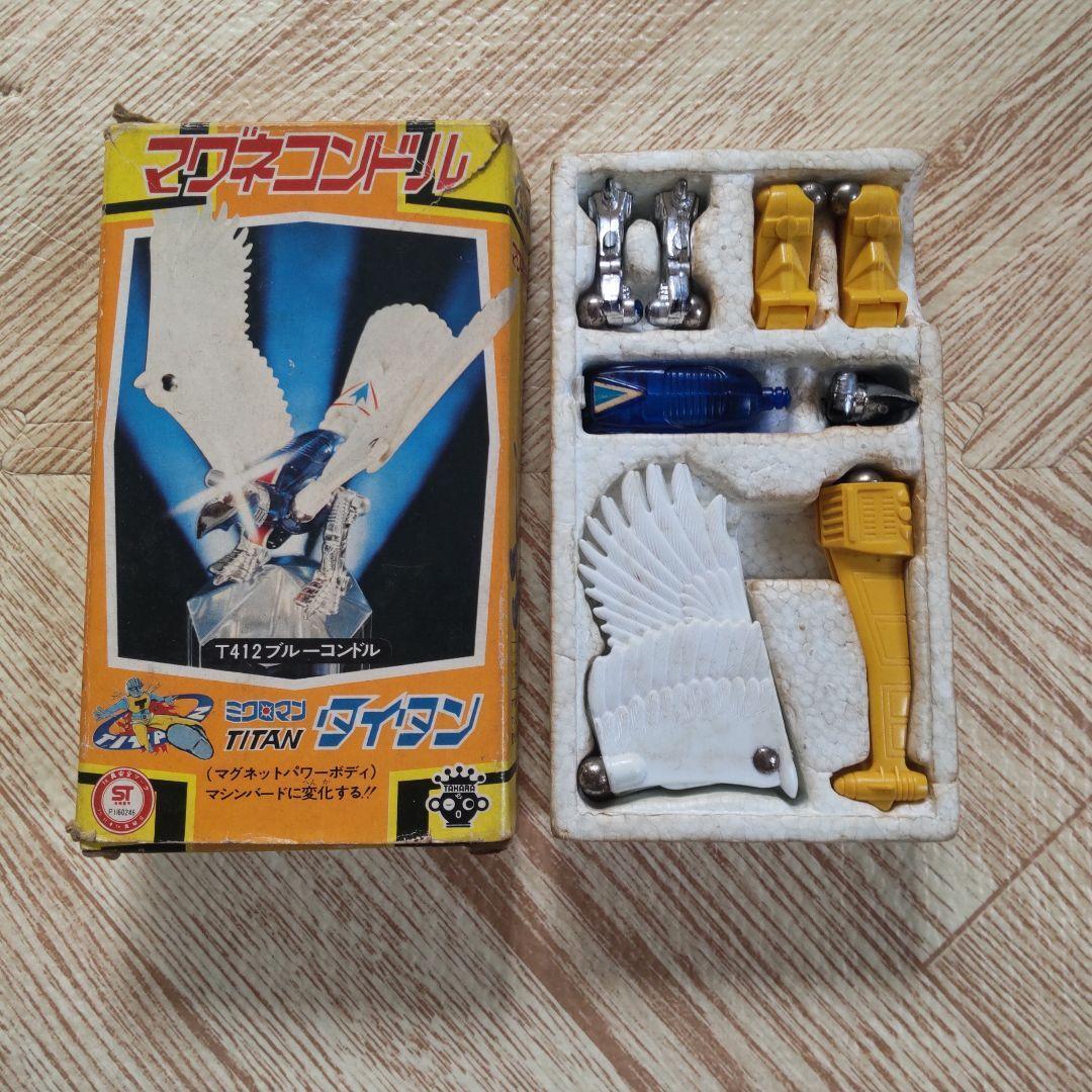 TAKARA Titan Microman T412 Blue Condor Magne Condor Figure Toy Vintage Japan
