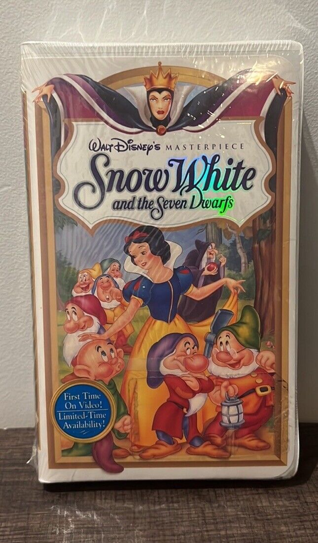 Rare -Disney’s Snow White & The Seven Dwarfs -Factory Sealed,First Time On Video