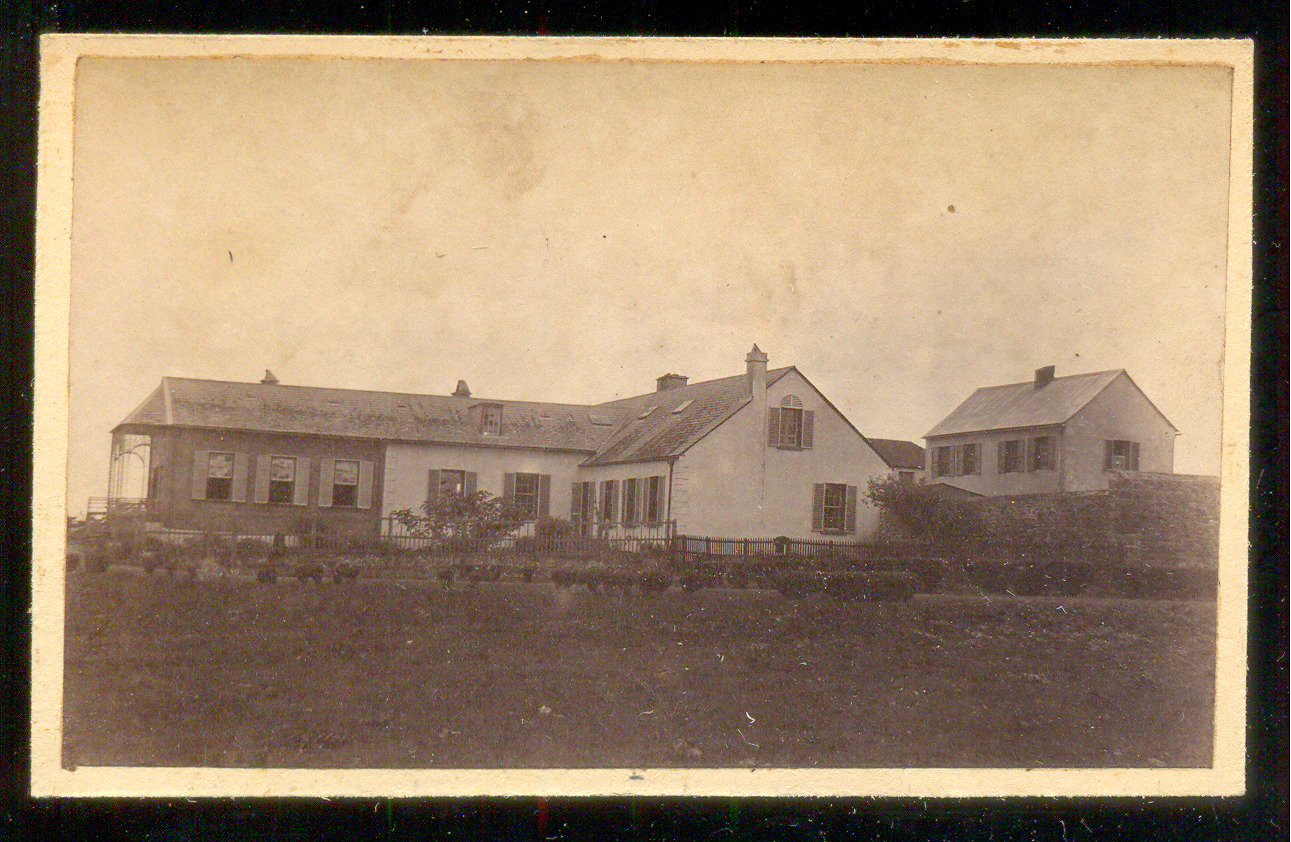 St. Helena's Island CDV; Longwood, Napoleon's House; Vintage Print c.1888/90 
