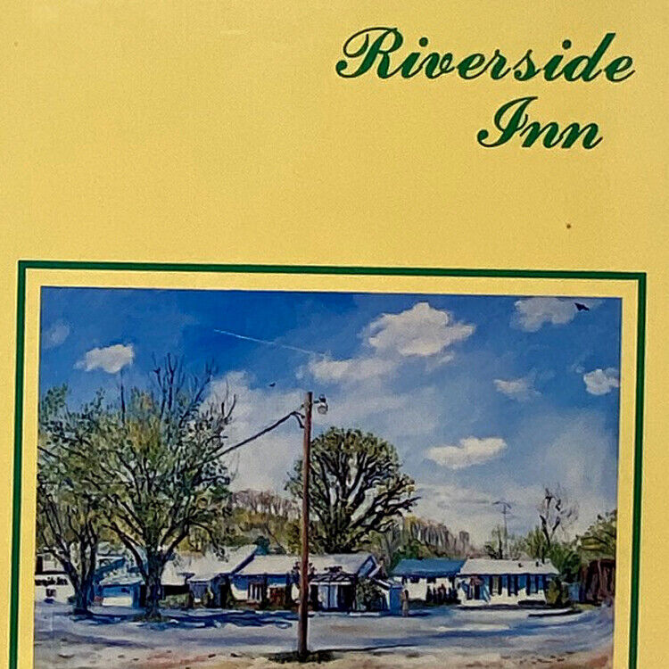 Original Vintage 1970s Riverside Inn Restaurant Menu Folder