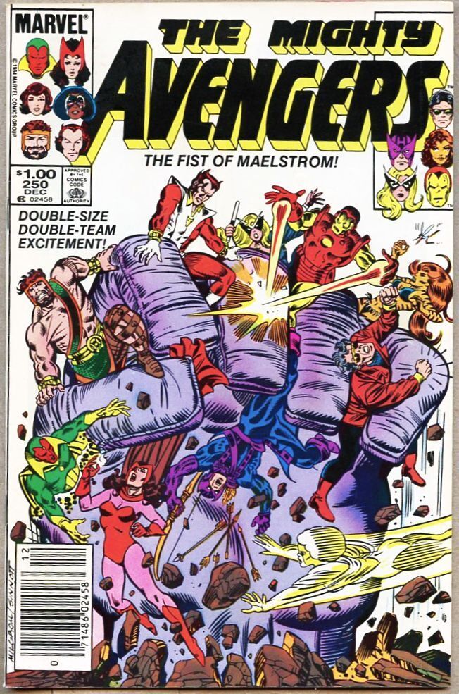 Avengers #250-1984 fn+ 6.5 Giant-Size Maelstrom / Helio / Newsstand 