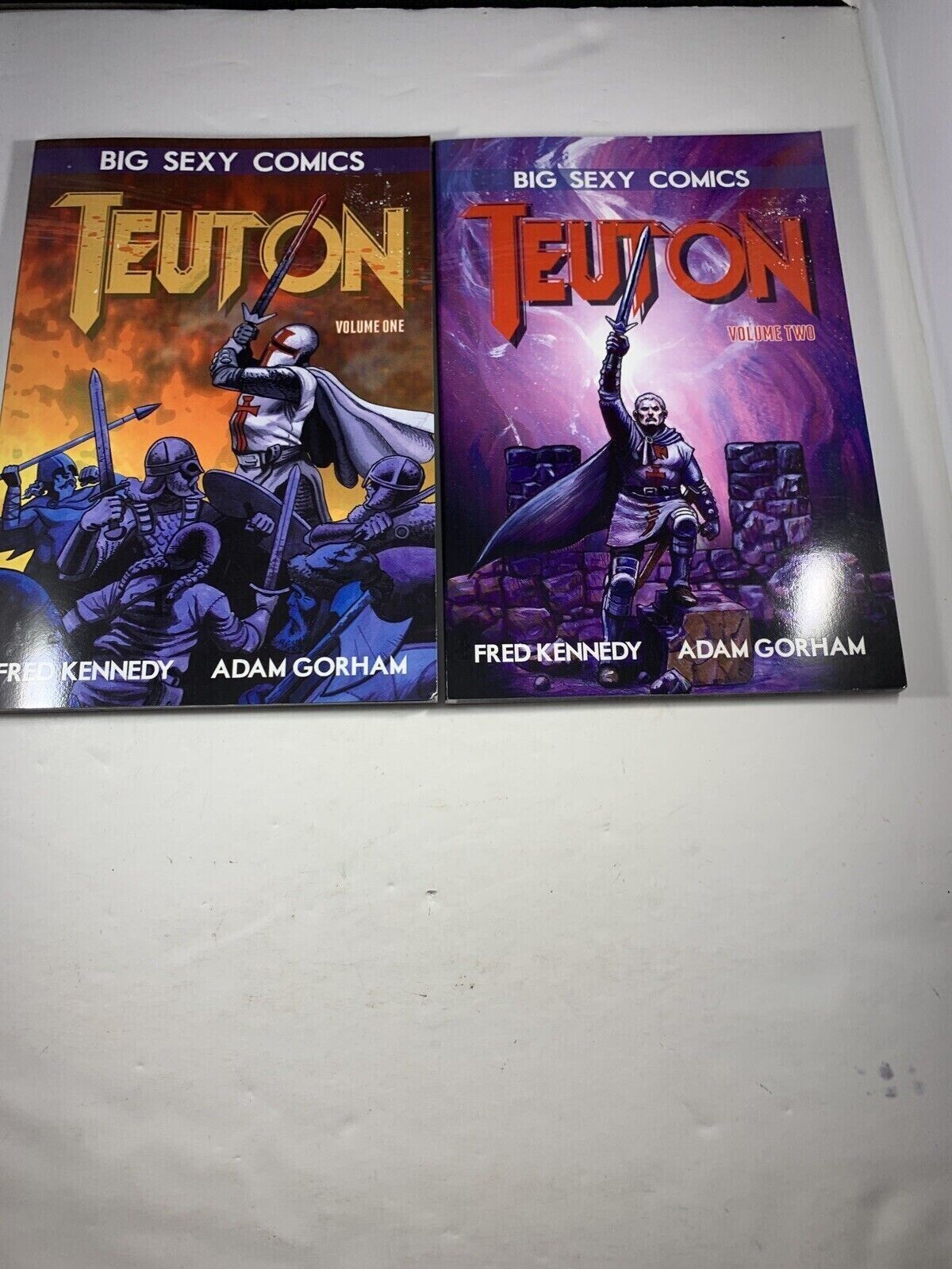 Kennedy Gorham Teuton Volume 1 And 2 SIGNED Big Sexy Comics