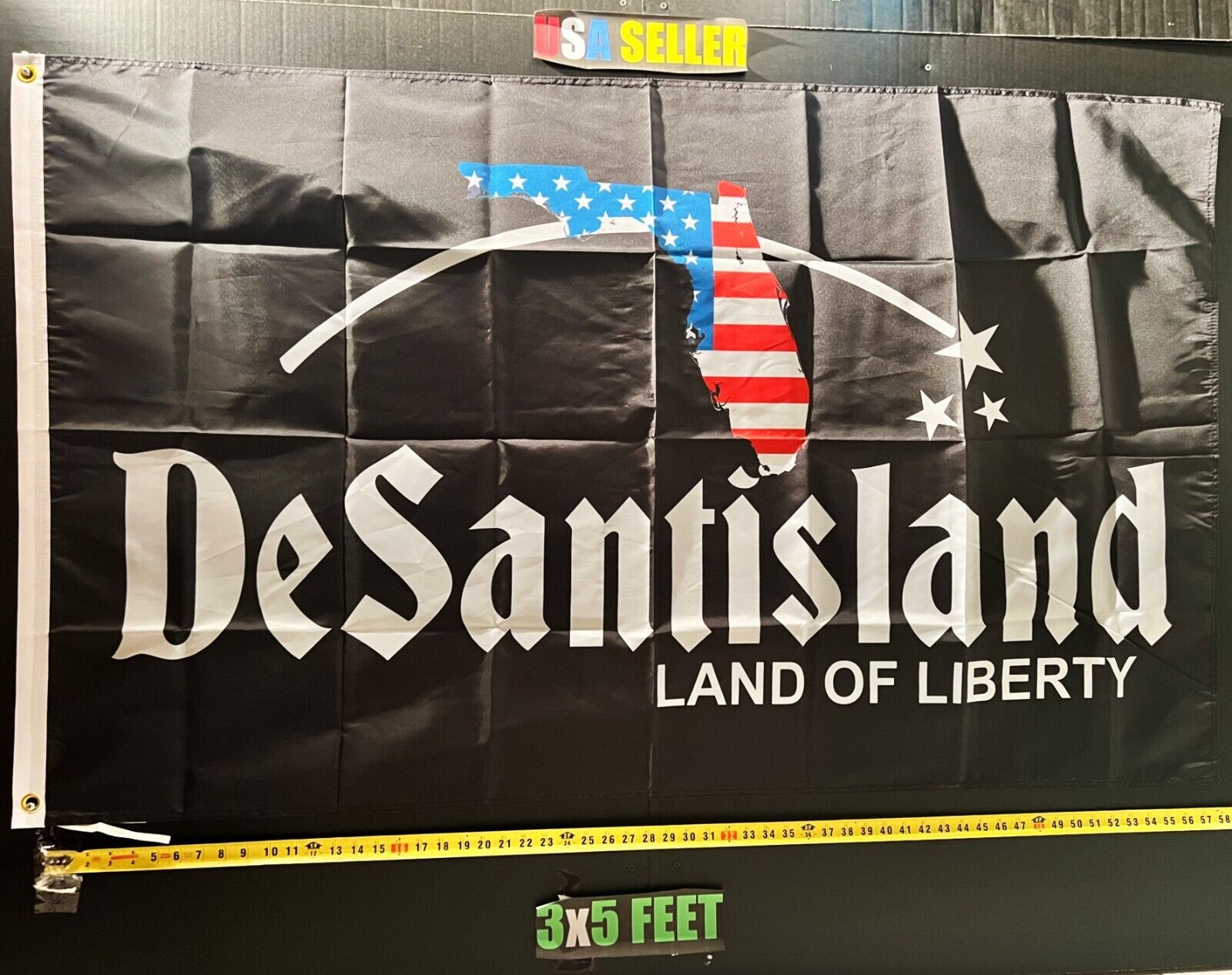 Ron Desantis Flag FREE USA SHIP Desantisland Governor Florida Trump USA Sign 3x5