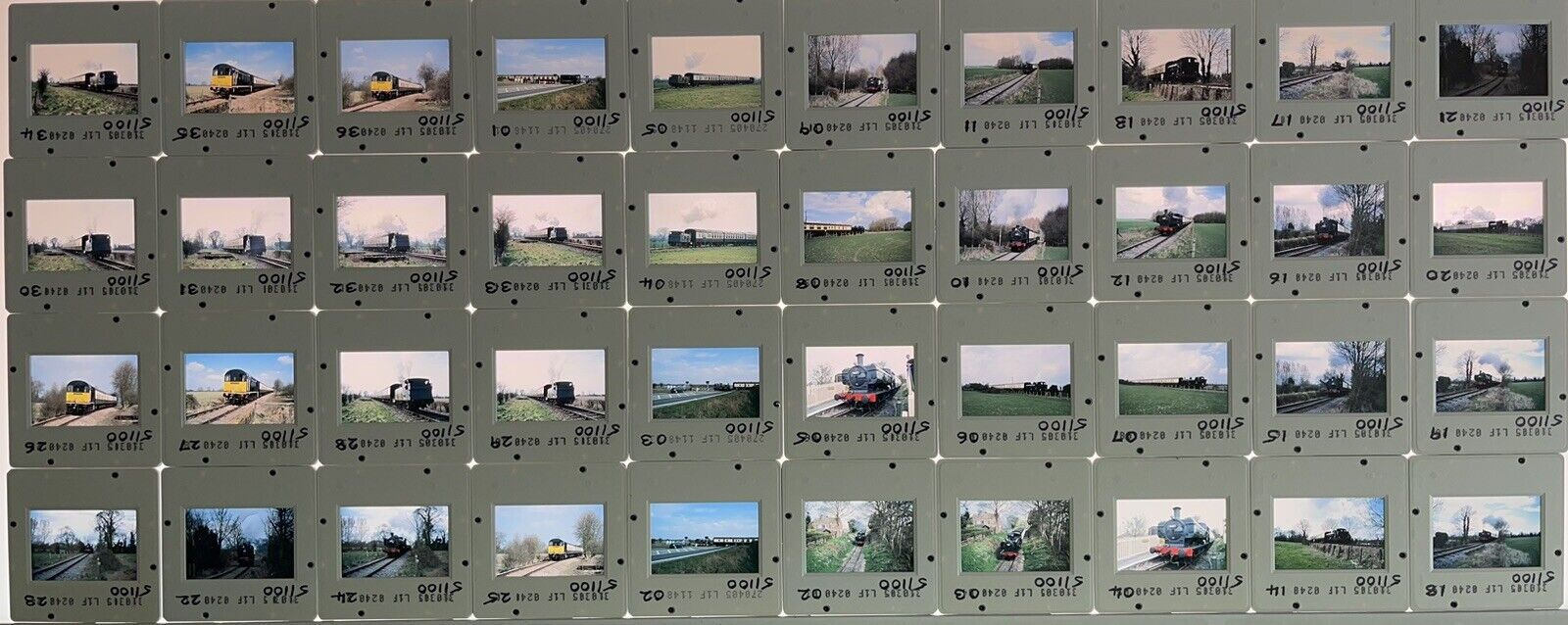 Original 35mm Train Slides Risborough X 40 Dated 2005 (109)