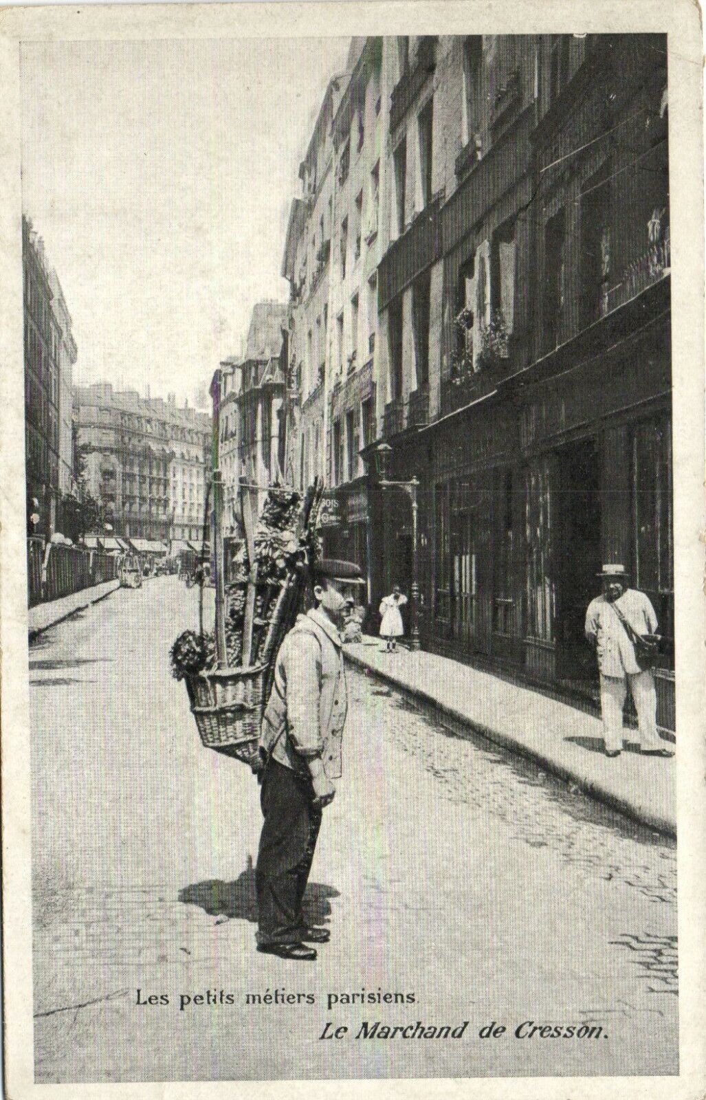 PARIS STREET LIFE TYPES incl. PARIS VECU 21 Vintage Postcards Pre-1920 (L4300)