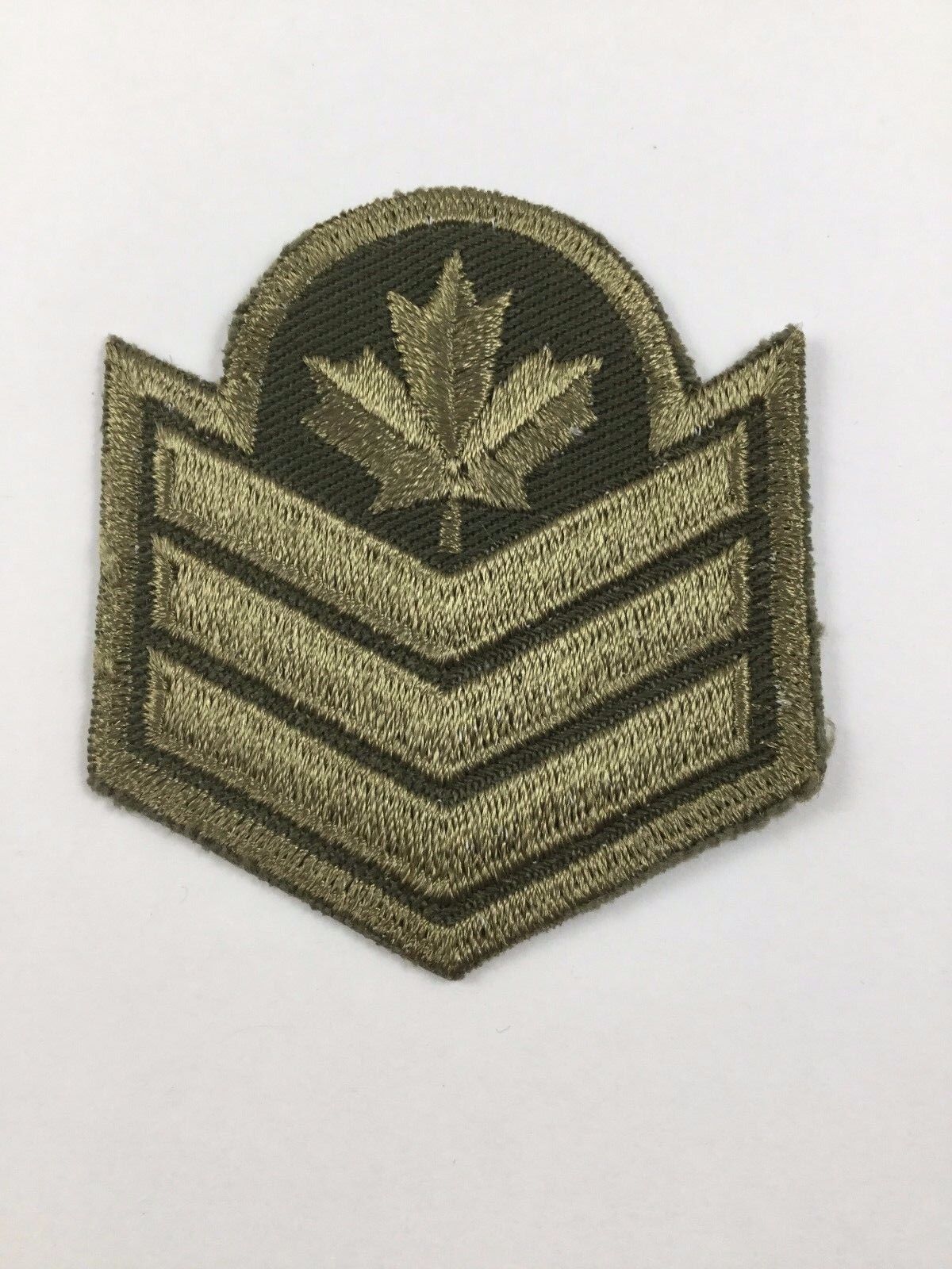 Authentic Canada Military Patch Army Combat Sergeant Canadian Insignia  Canada