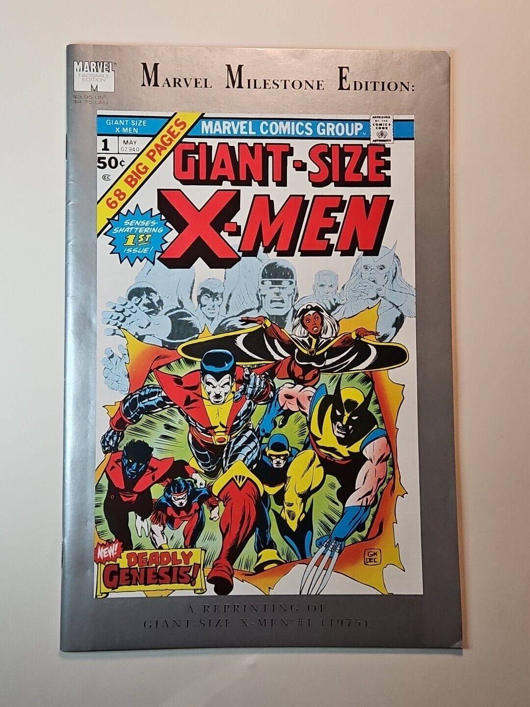 Marvel Milestone Edition X-Men #1 & Giant Size X-Men #1 Comic Reprint 1991 