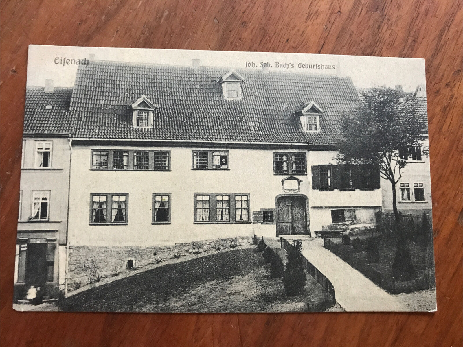 Old postcard: Eisenach Joh. Seb. Bach\'s Geburtshaus Bach\'s (House 1900s Germany