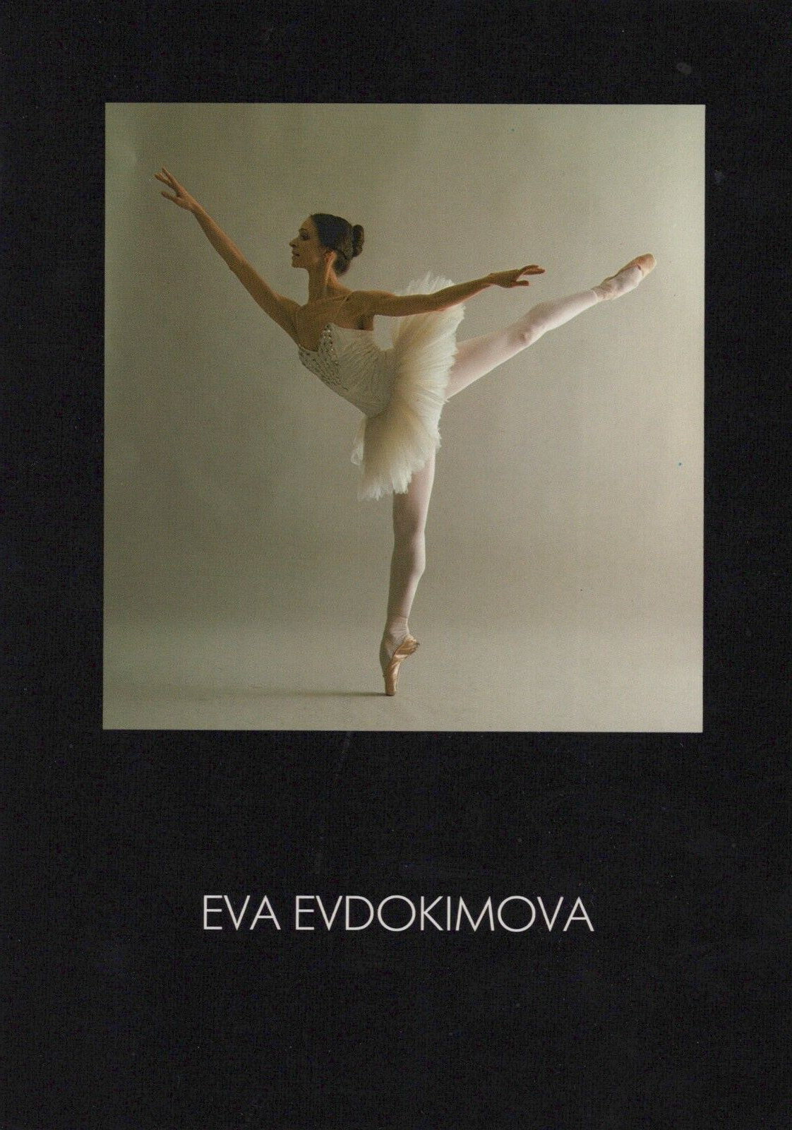 BALLET LEGEND EVA EVDOKIMOVA by CHRISTOS RAFTOPOULOS PORTRAIT 1980s Photo 219